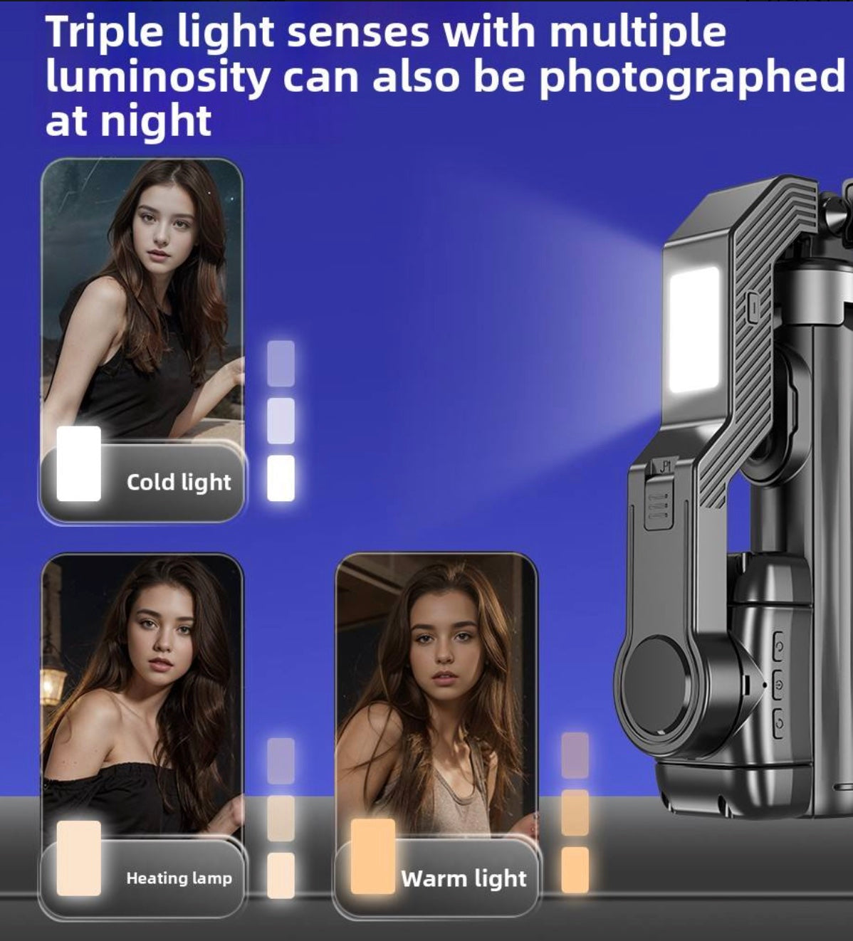 AI TRACKING SELFIE STICK GIMBAL